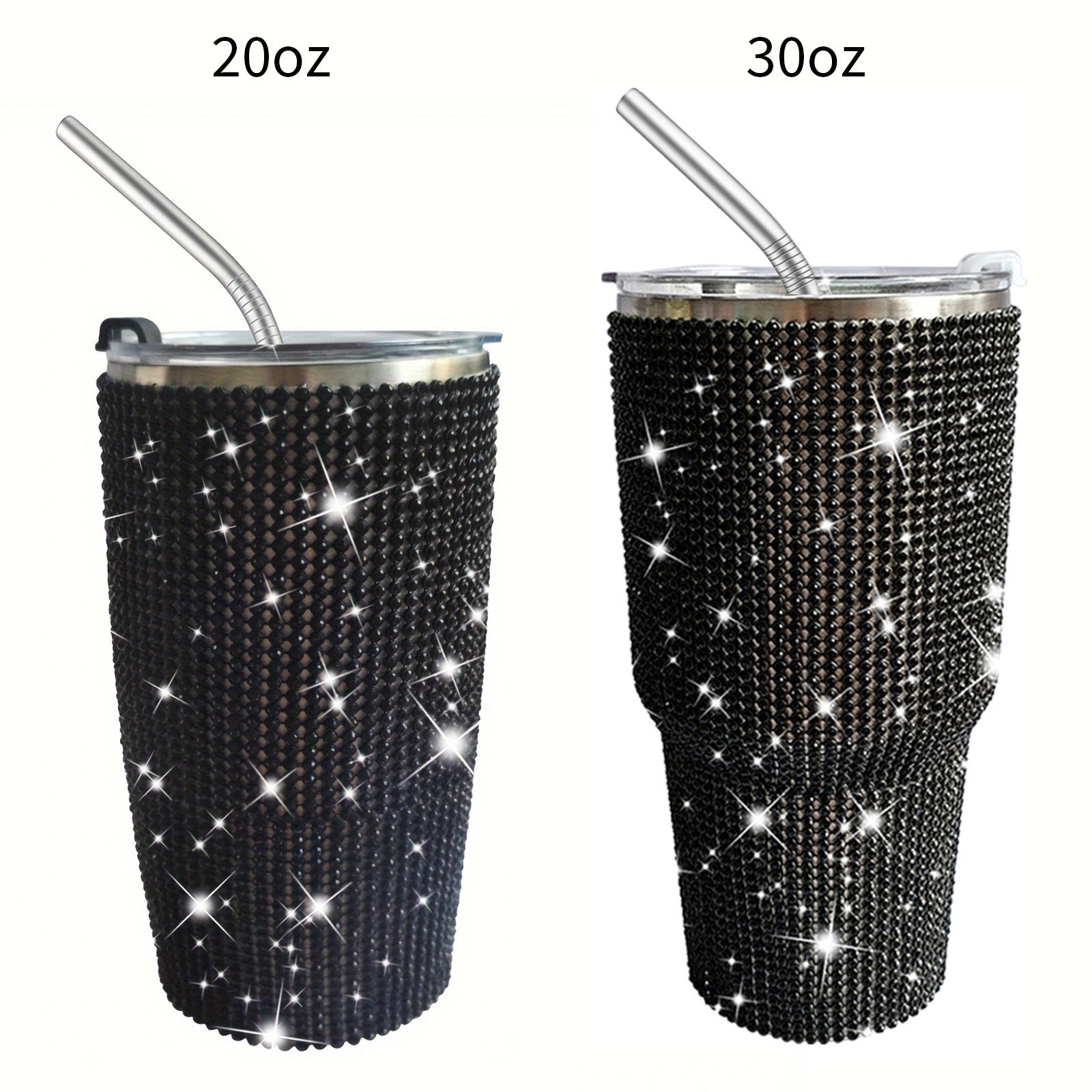 Wholesale Tumbler Diamond-encrusted Leopard Print 20oz/30oz Tumbler Cup